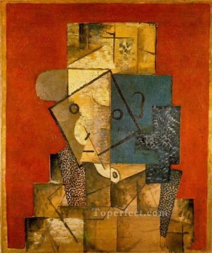  picasso - Man 1915 cubism Pablo Picasso